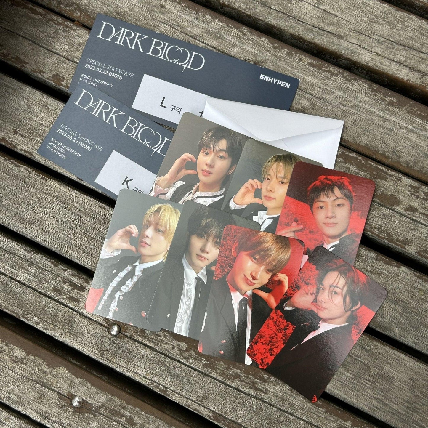 ENHYPEN [DARK BLOOD] SHOWCASE BROADCAST PHOTOCARD SET - KKANG