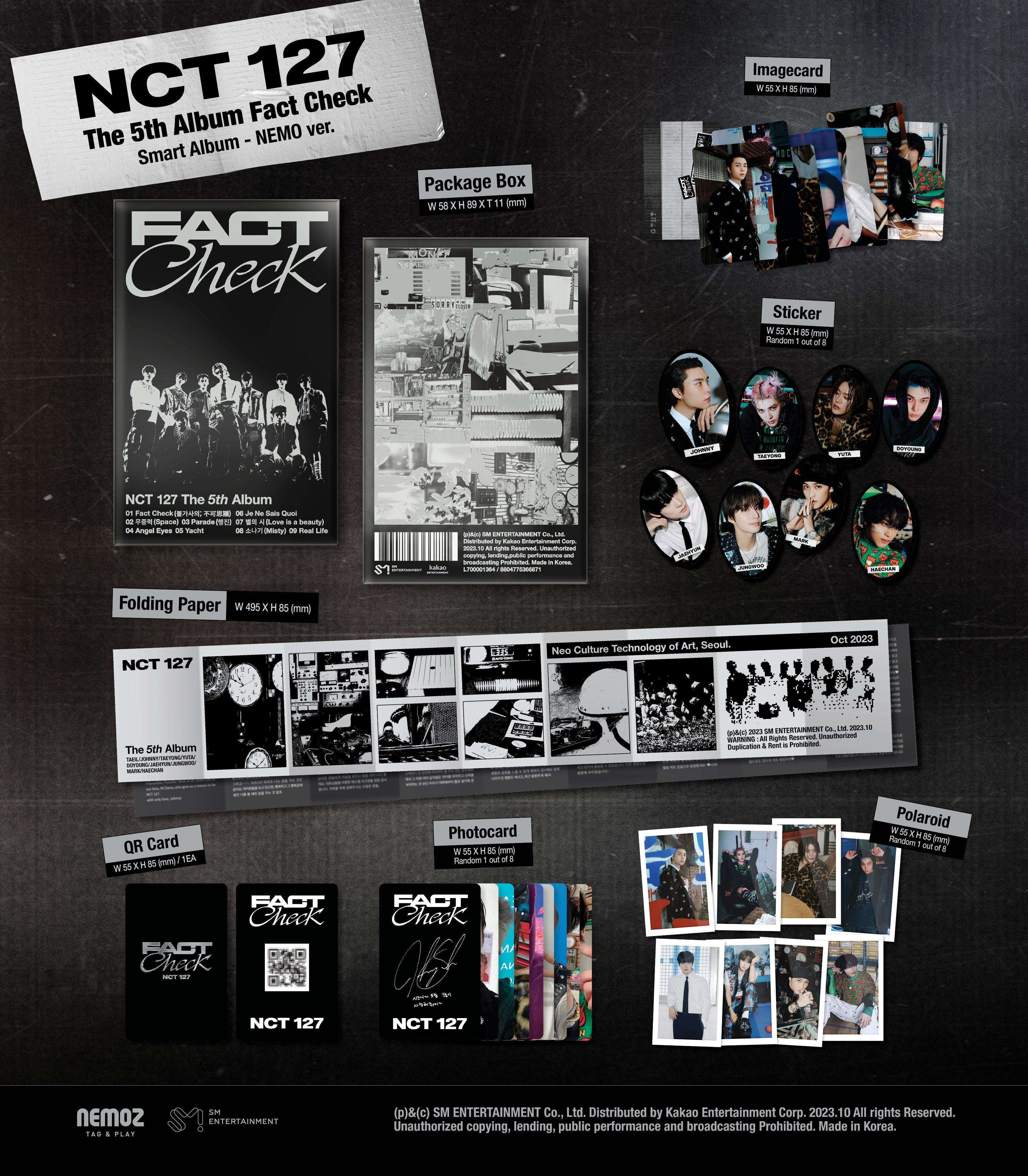 NCT 127 Album Vol. 5 – Fact Check (QR Ver.) - KKANG