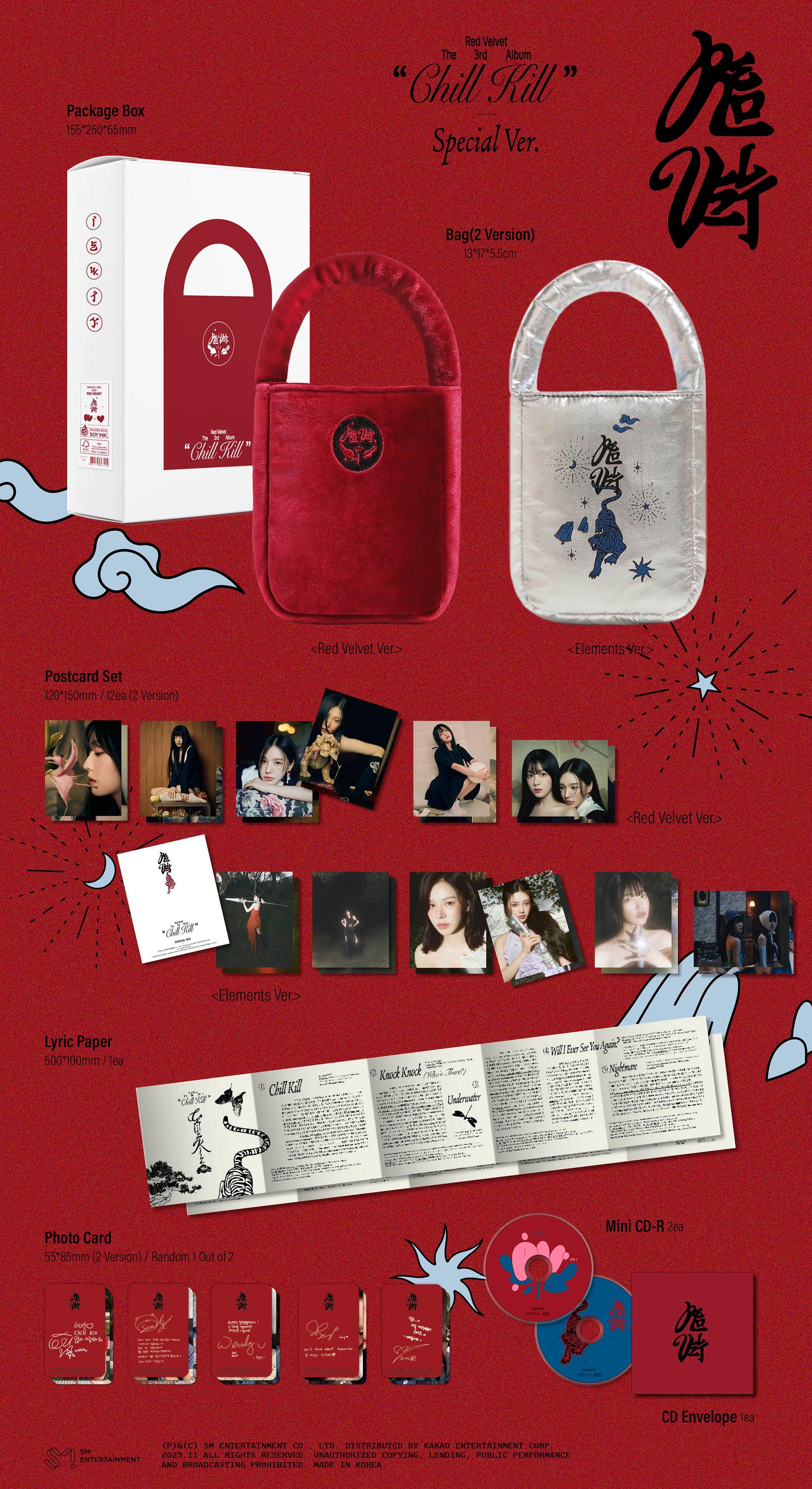 Red Velvet Album Vol. 3 – Chill Kill (Bag Ver.) (Random) - KKANG