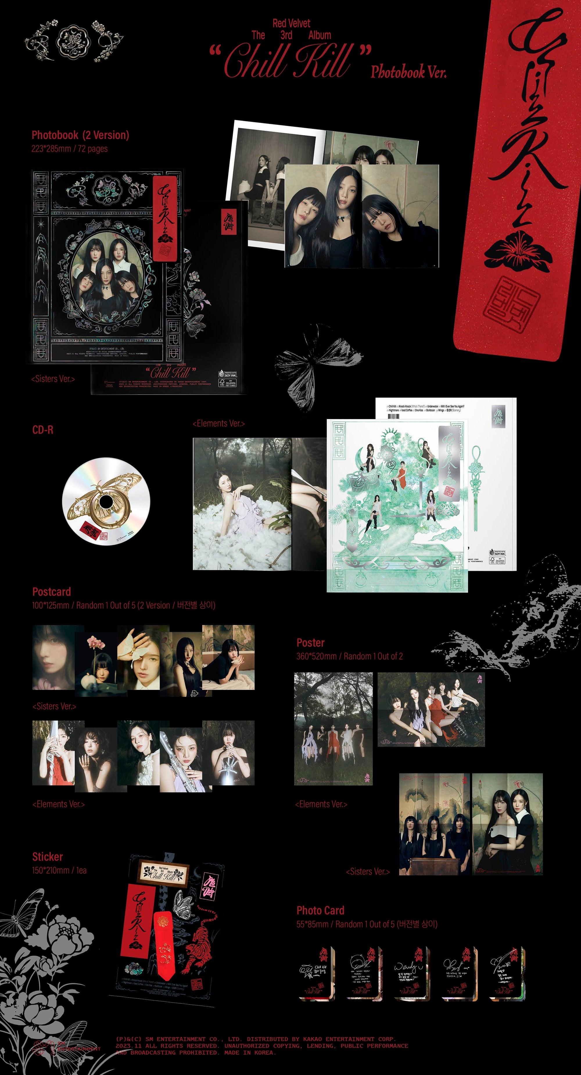 Red Velvet Album Vol. 3 – Chill Kill (Photo Book Ver.) (Random) - KKANG