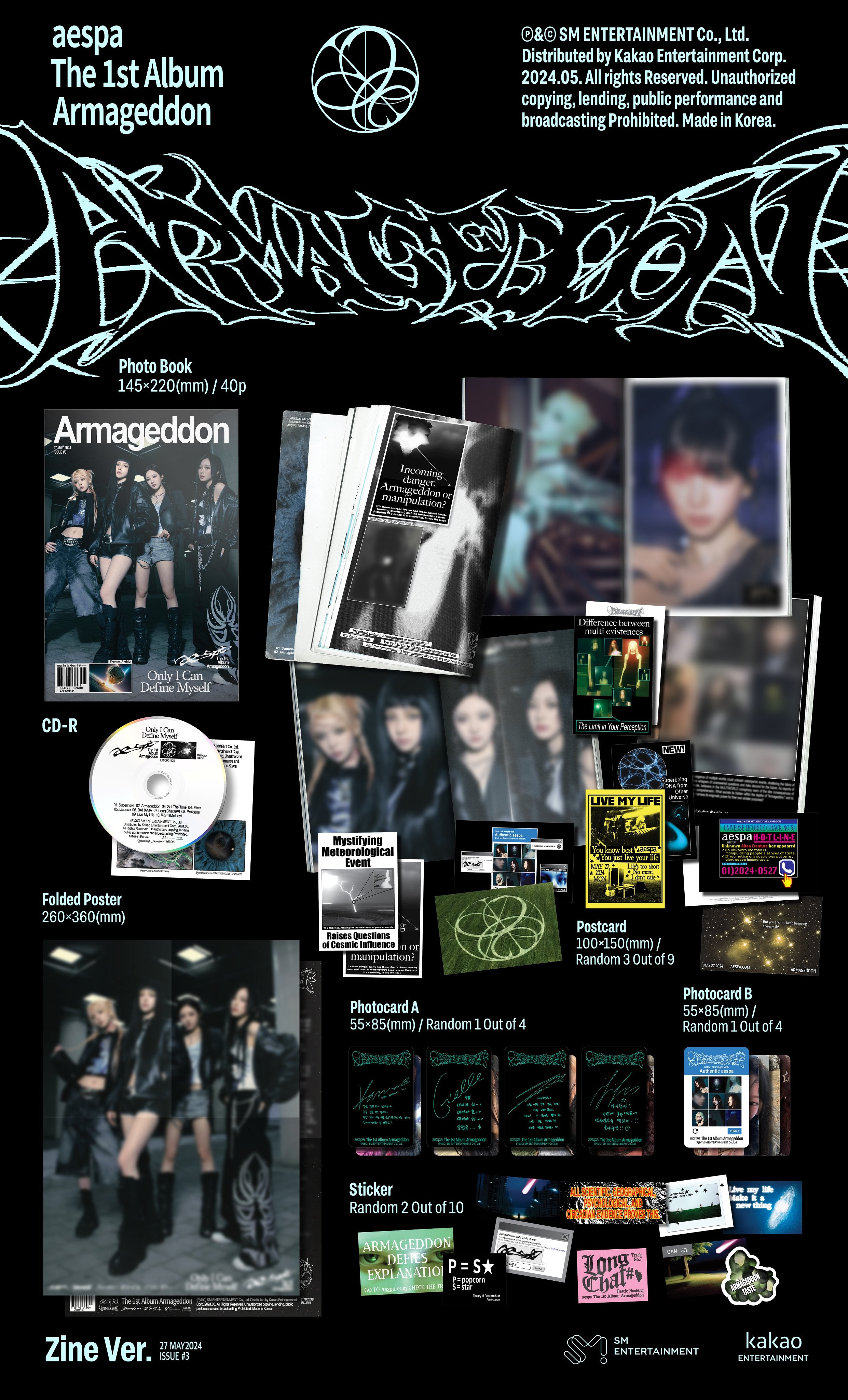 aespa The 1st Album – Armageddon (Zine Ver.)