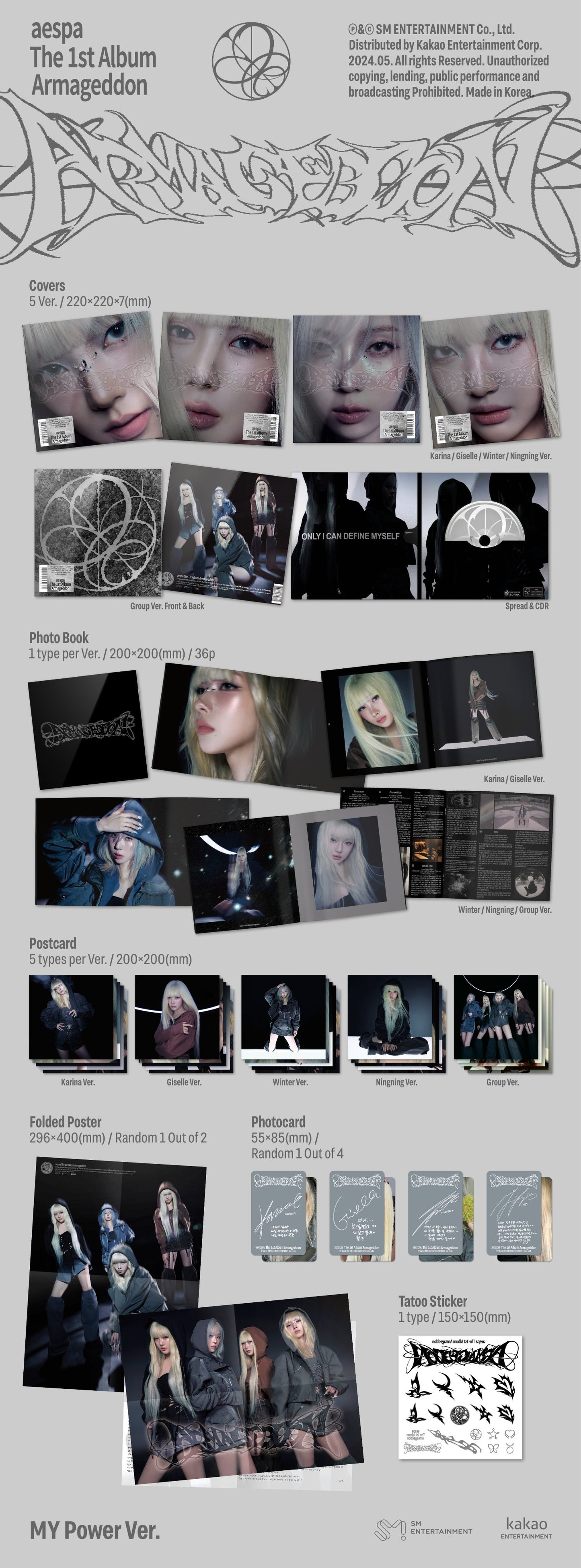 aespa The 1st Album – Armageddon (MY Power Ver.) (Random)