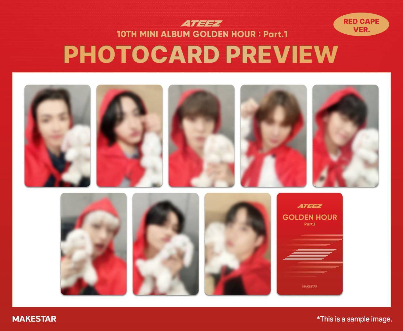 ATEEZ Golden Hour Fansign Benefit Photocard (2)