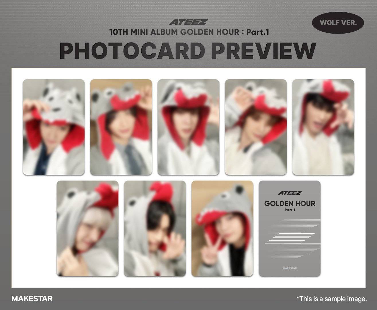 ATEEZ Golden Hour Fansign Benefit Photocard (3)