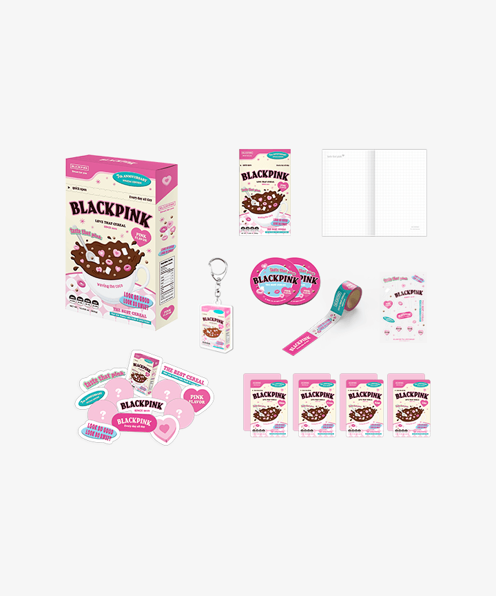 [ANNIVERSARY] BLACKPINK 2023 DEBUT ANNIVERSARY CEREAL DECO KIT - KKANG