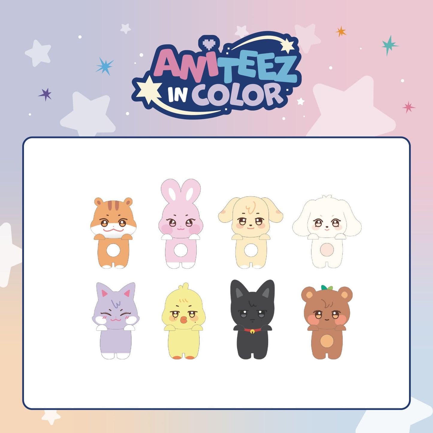 ATEEZ - 'ANITEEZ IN COLOR' MD MINI DECO FIGURE