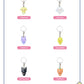 ATEEZ - 'ANITEEZ IN COLOR' MD (RANDOM) CLEAR MASCOT CHARM