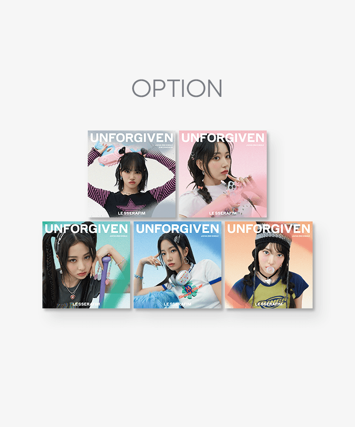 LE SSERAFIM JAPAN 2nd Single [UNFORGIVEN] Solo Jacket + Weverse Japan Luckydraw - KKANG