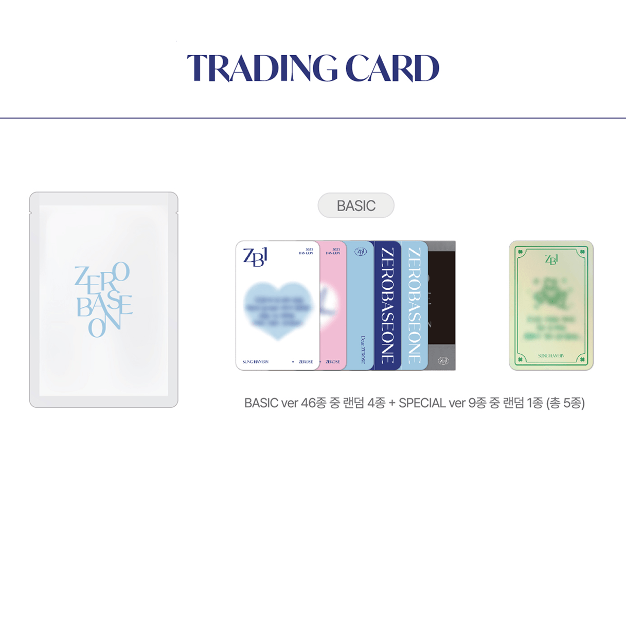 [ZEROBASEONE FAN CON] Trading Card - KKANG