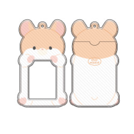 Orange Hamster Photocard Holder