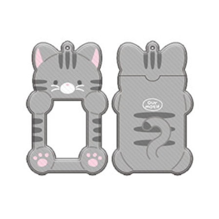 Mackerel Tabby Cat Photocard Holder