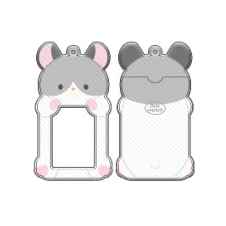 Grey Hamster Photocard Holder