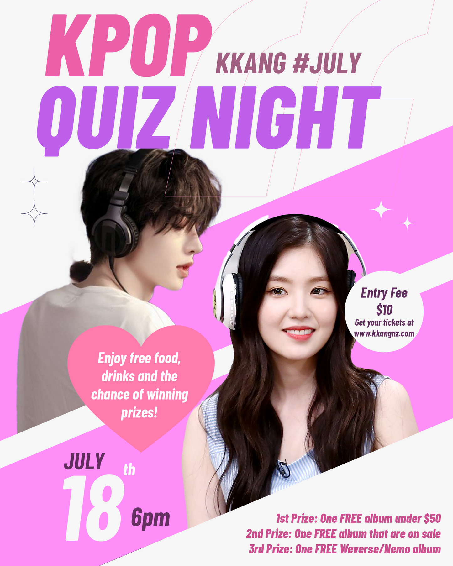 QUIZ NIGHT TICKET (18th July)