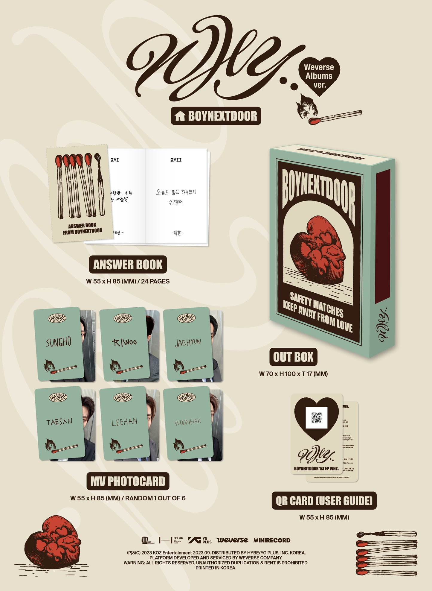 BOYNEXTDOOR 1st EP – WHY.. (Weverse Albums Ver.)
