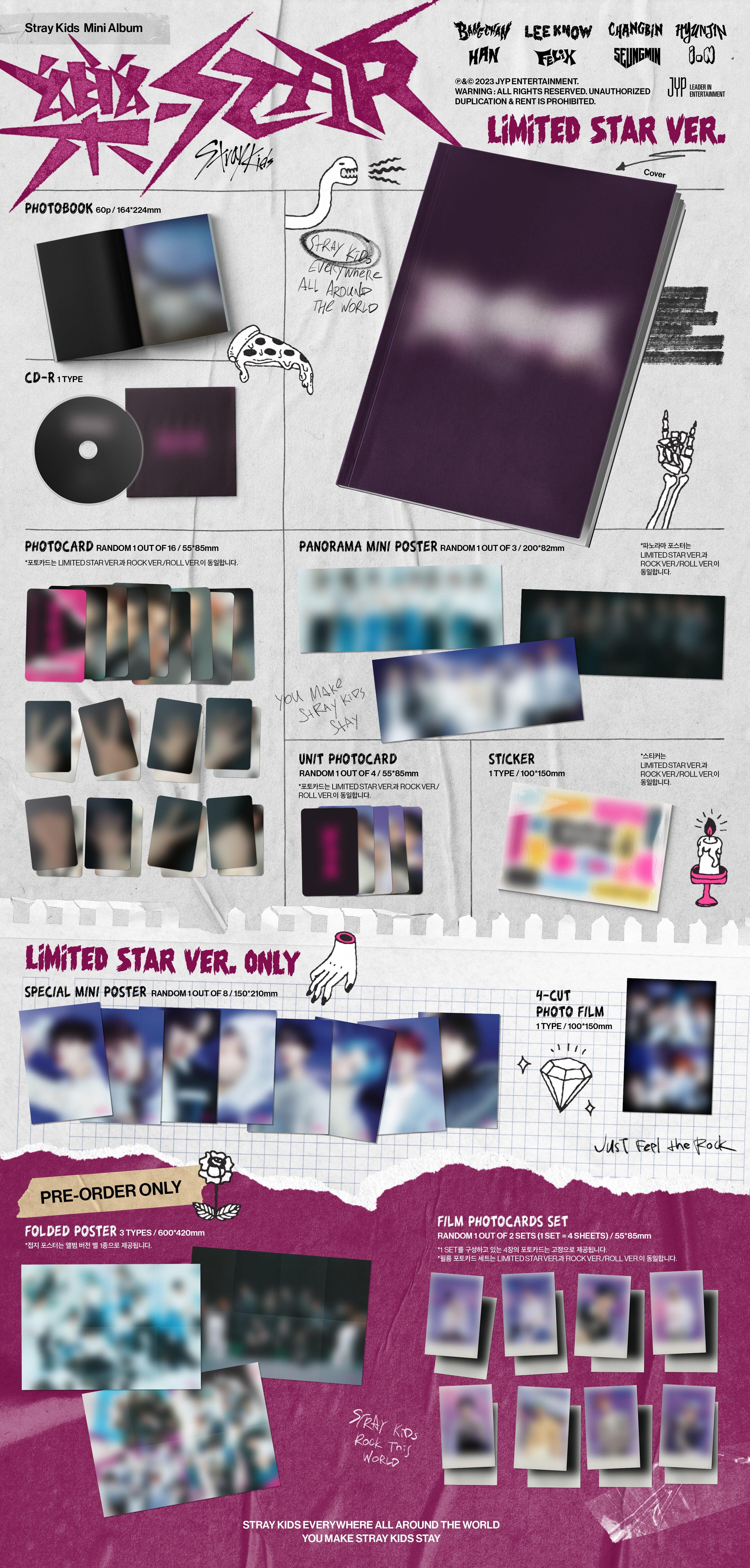 Stray Kids [樂-STAR](ROCKSTAR) (Limited Star Ver.) + Music Plant Benefit - KKANG