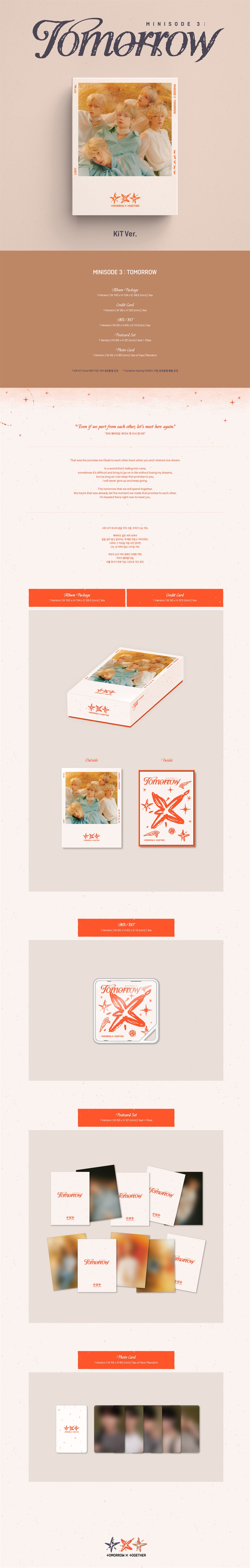 TXT – Minisode 3: TOMORROW (Kit Ver.)