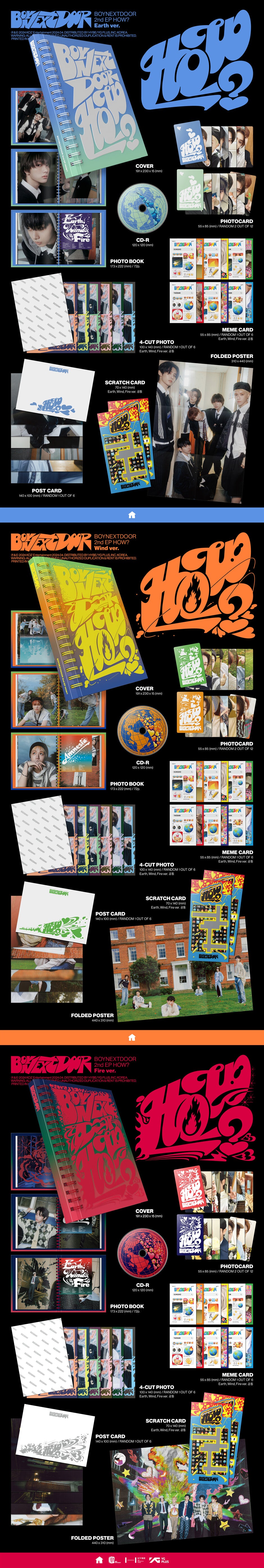 BOYNEXTDOOR 2nd EP – HOW? (Random)