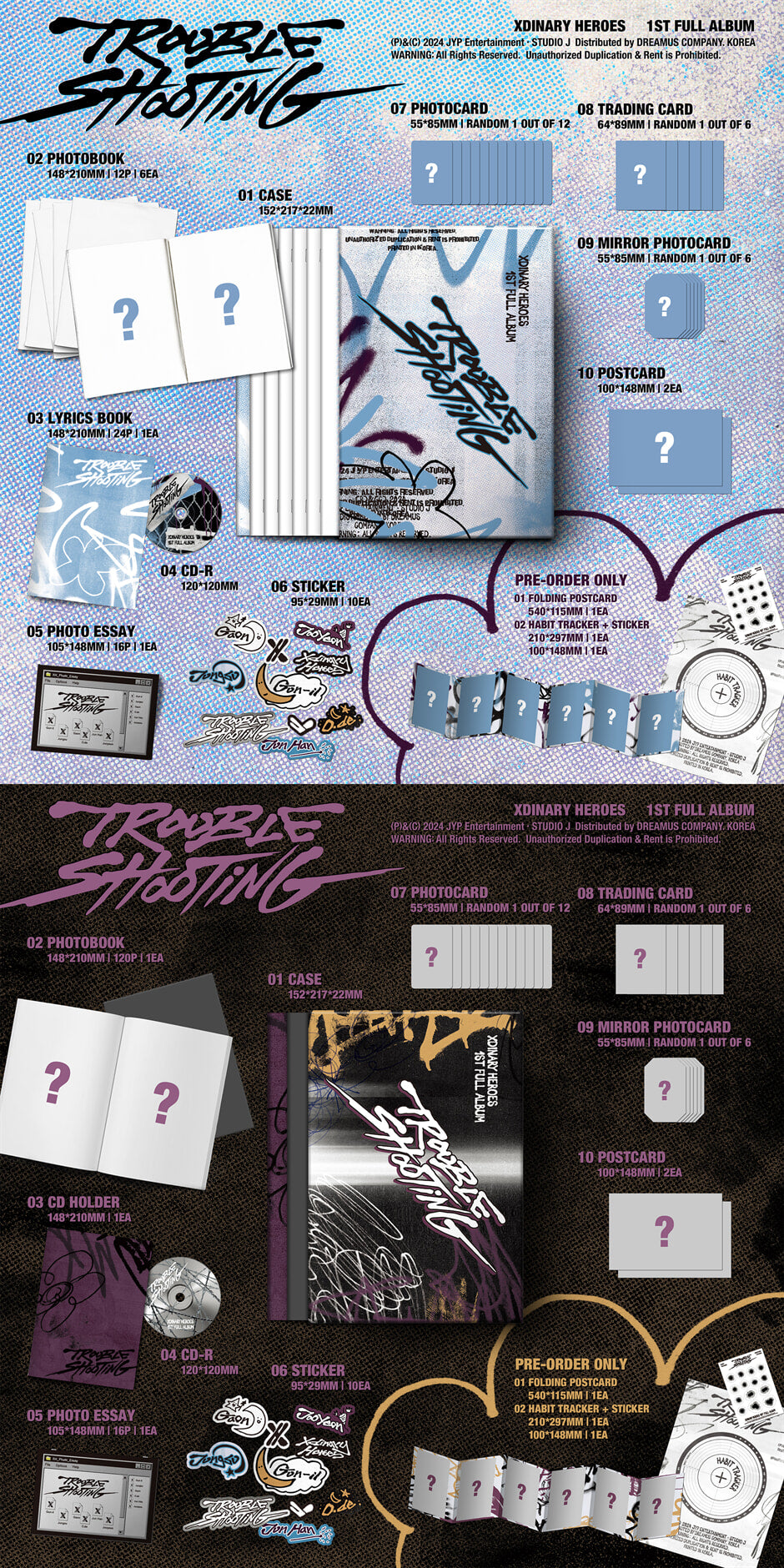 Xdinary Heroes 1st Full Album – Troubleshooting (Random) + Soundwave Benefit