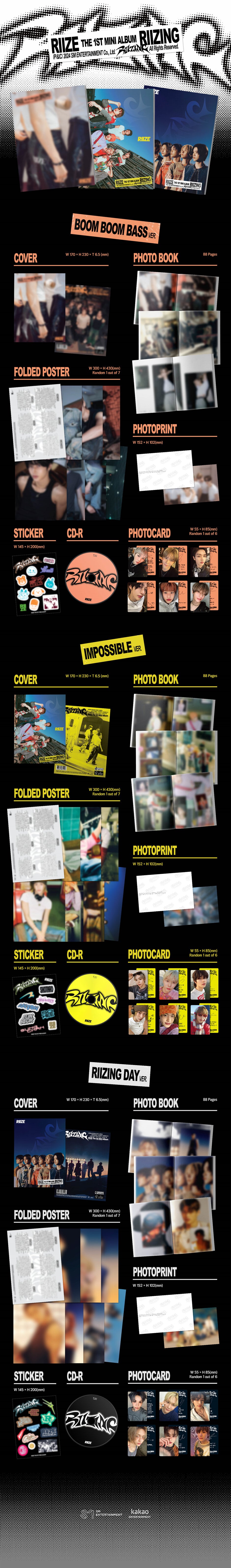 RIIZE The 1st Mini Album – RIIZING (Photo Book Ver.) (Random)