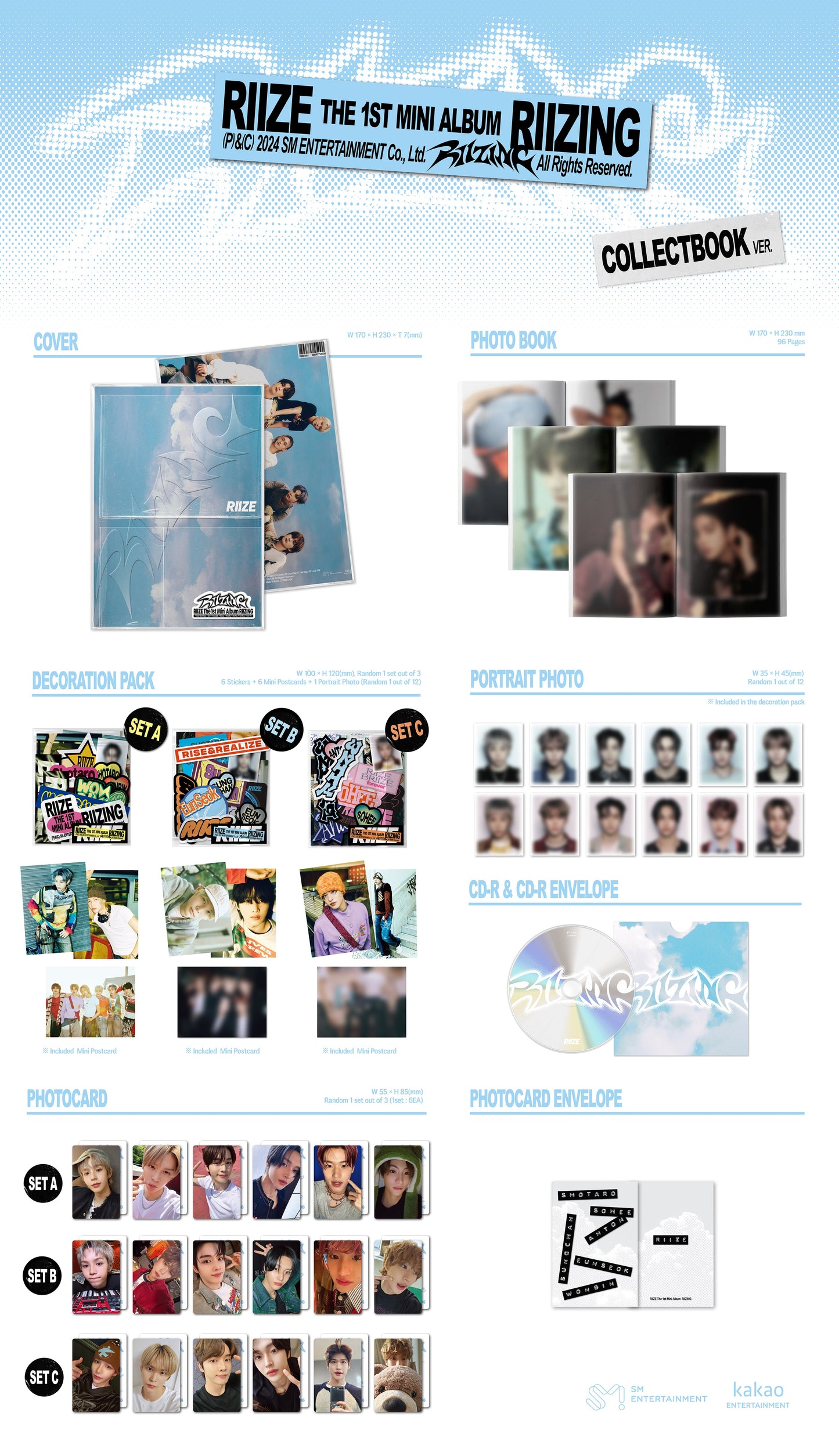 RIIZE The 1st Mini Album – RIIZING (Collect Book Ver.)