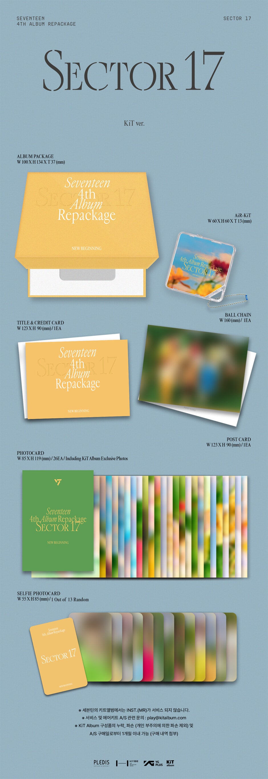 SEVENTEEN Album Vol. 4 (Repackage) – SECTOR 17 (KiT Ver.)