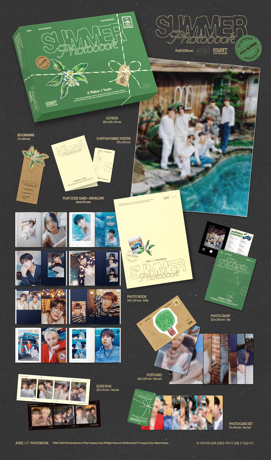 ATEEZ – 2024 SUMMER PHOTOBOOK [PLAY CODE]