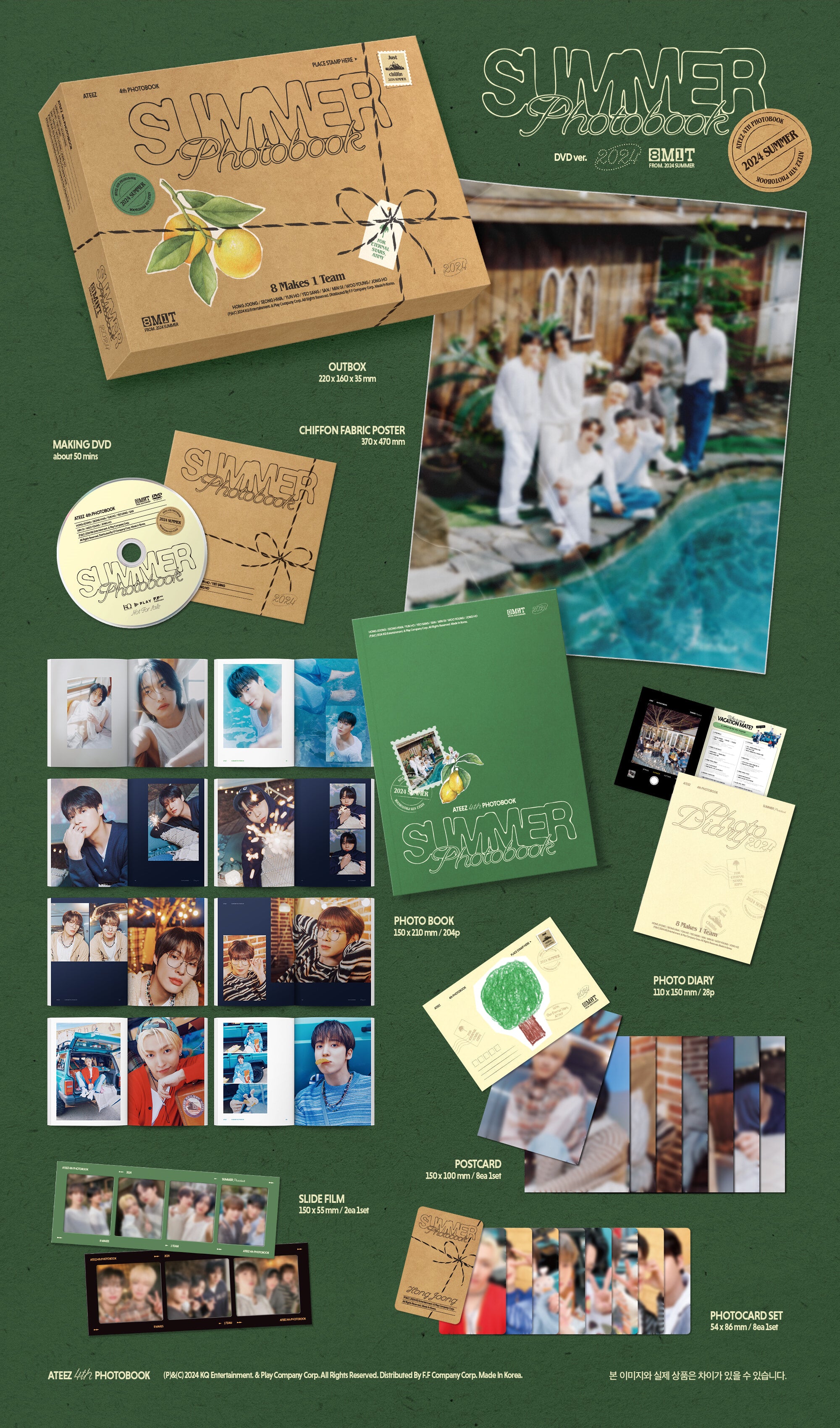 ATEEZ – 2024 SUMMER PHOTOBOOK [DVD]