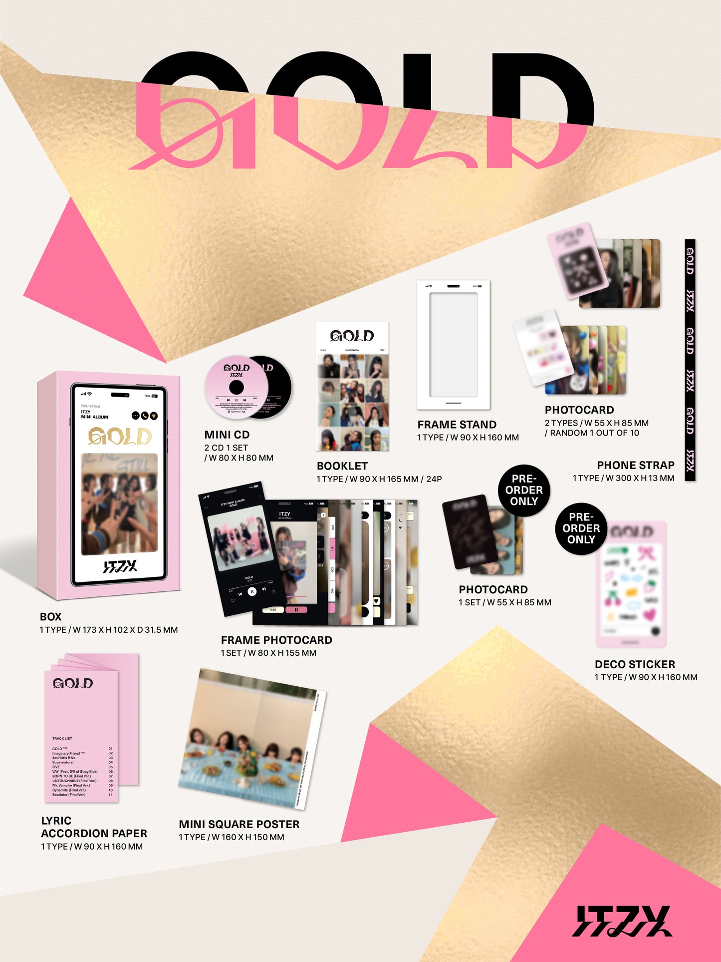 ITZY – GOLD (PHONE BOX Ver.) (SPECIAL EDITION)