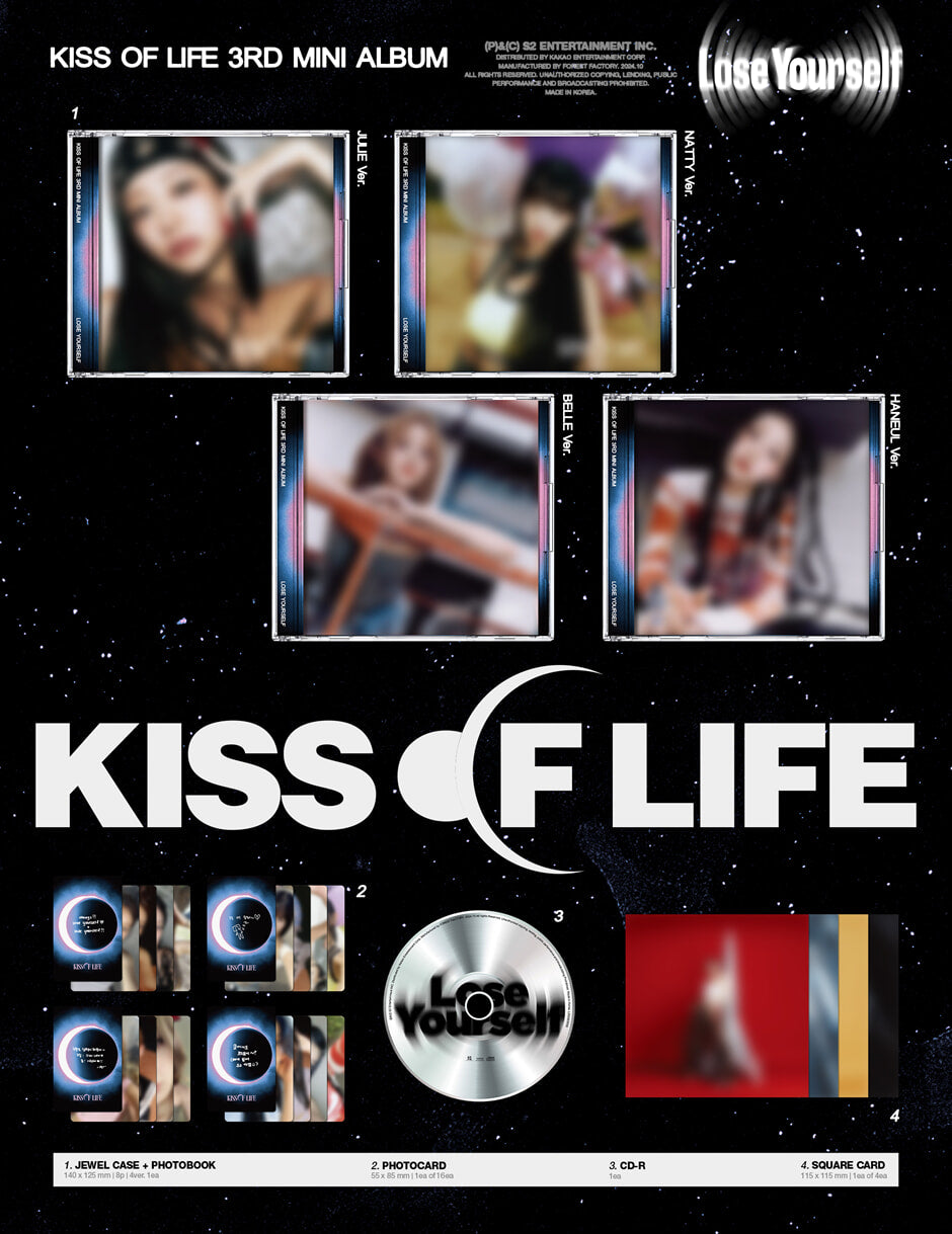 KISS OF LIFE 3rd Mini Album – Lose Yourself (Jewel Ver.) (Random)