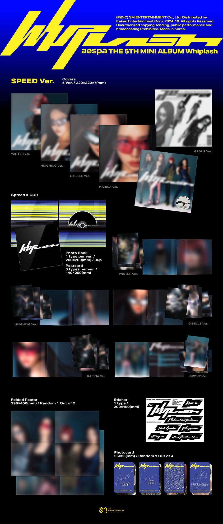 aespa The 5th Mini Album – Whiplash (SPEED Ver.) (Random)