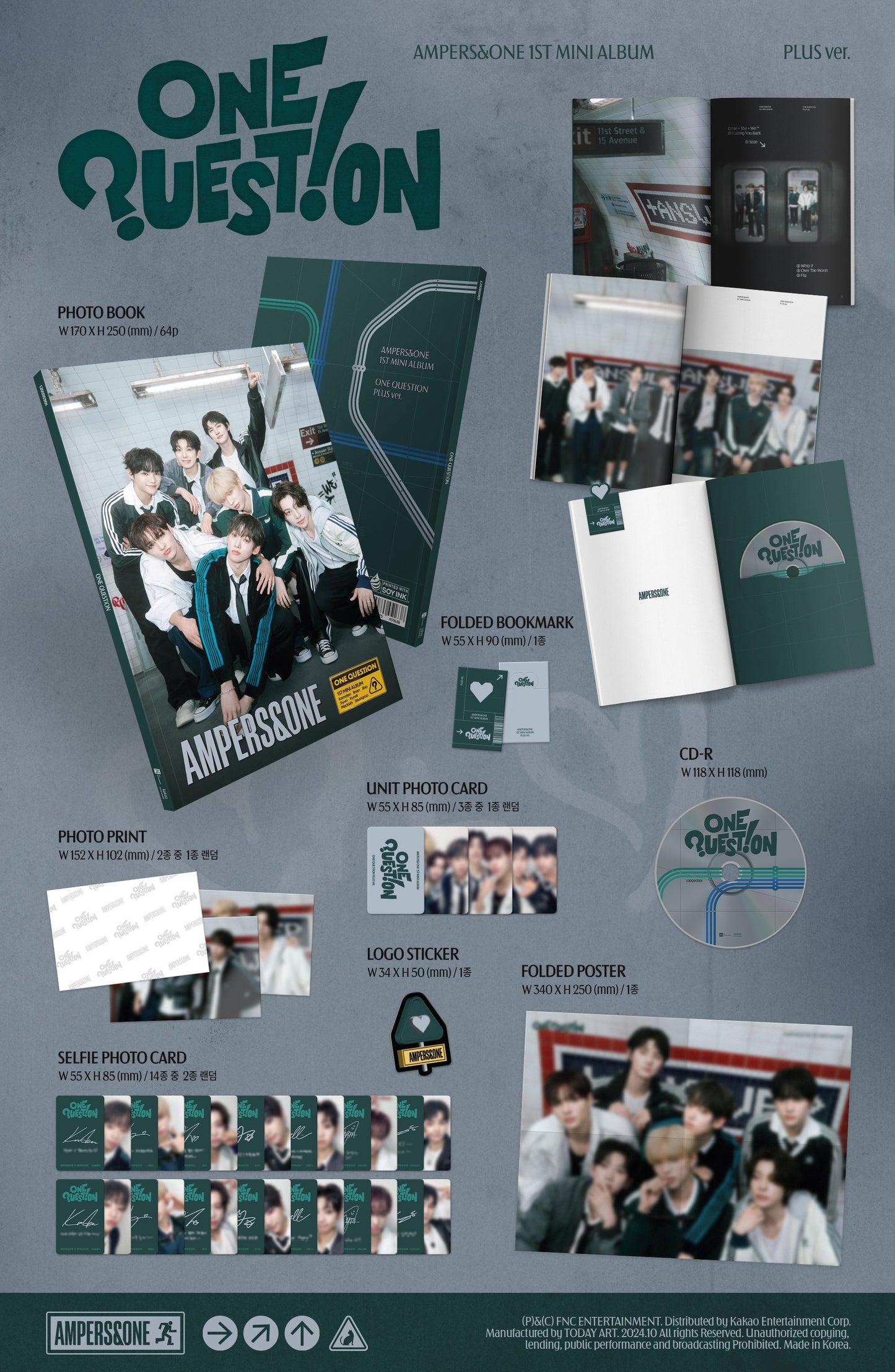 AMPERS&ONE - ONE QUESTION [1st Mini Album] (Random)