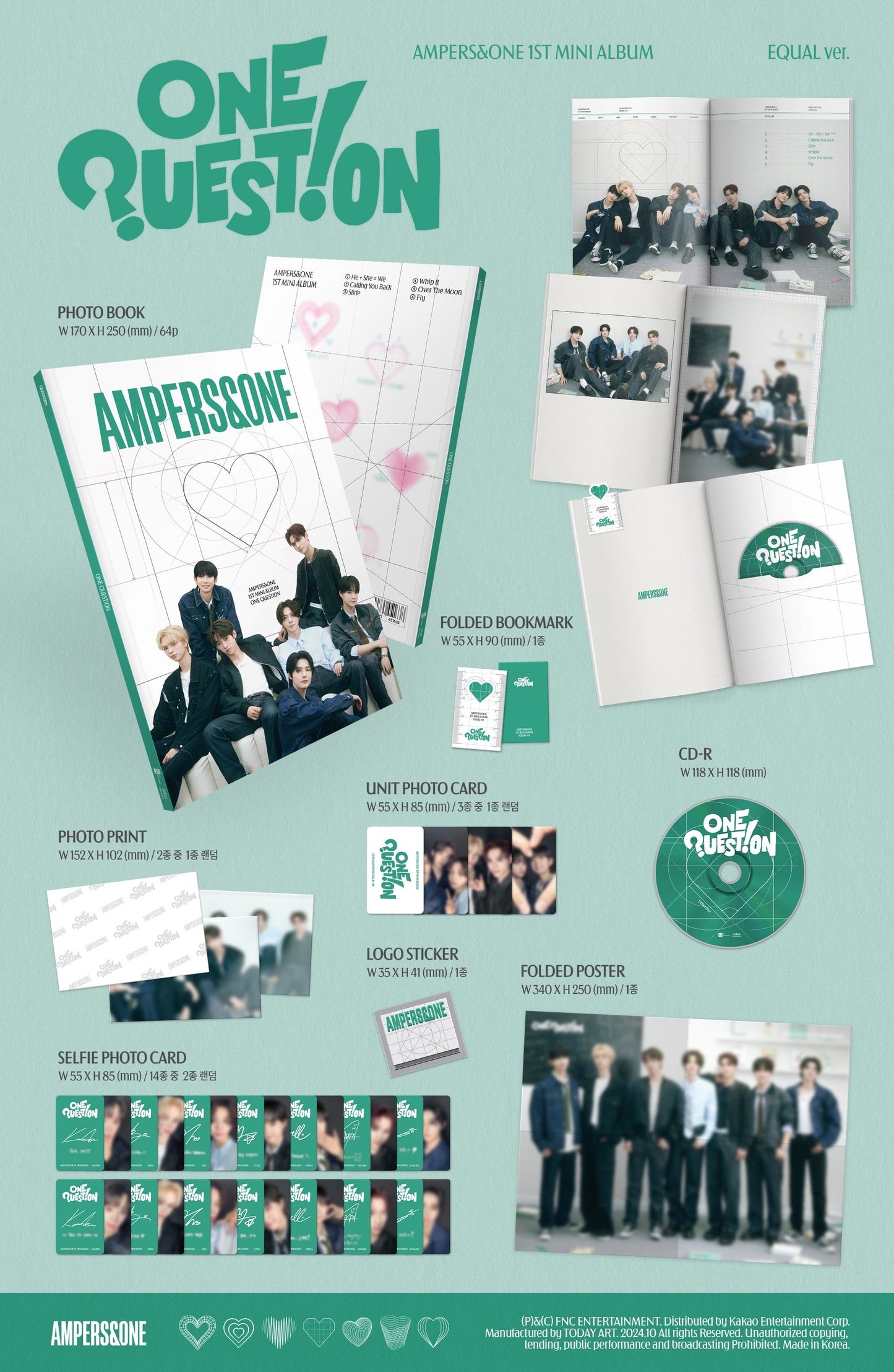 AMPERS&ONE - ONE QUESTION [1st Mini Album] (Random)