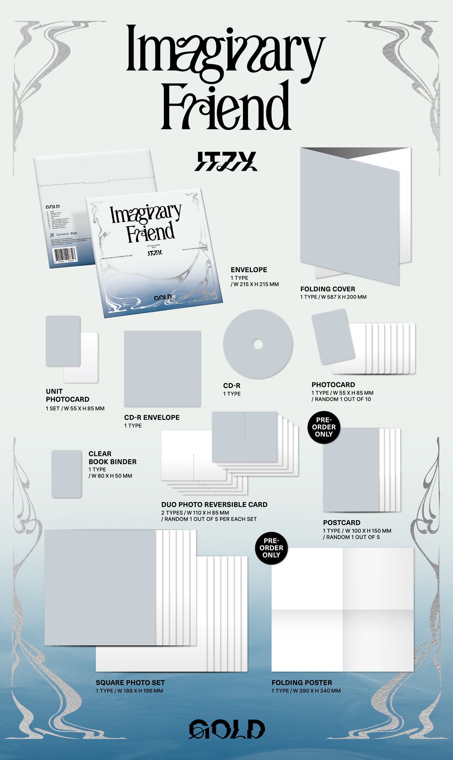 ITZY – GOLD (SPECIAL EDITION - Imaginary Friend Ver.)