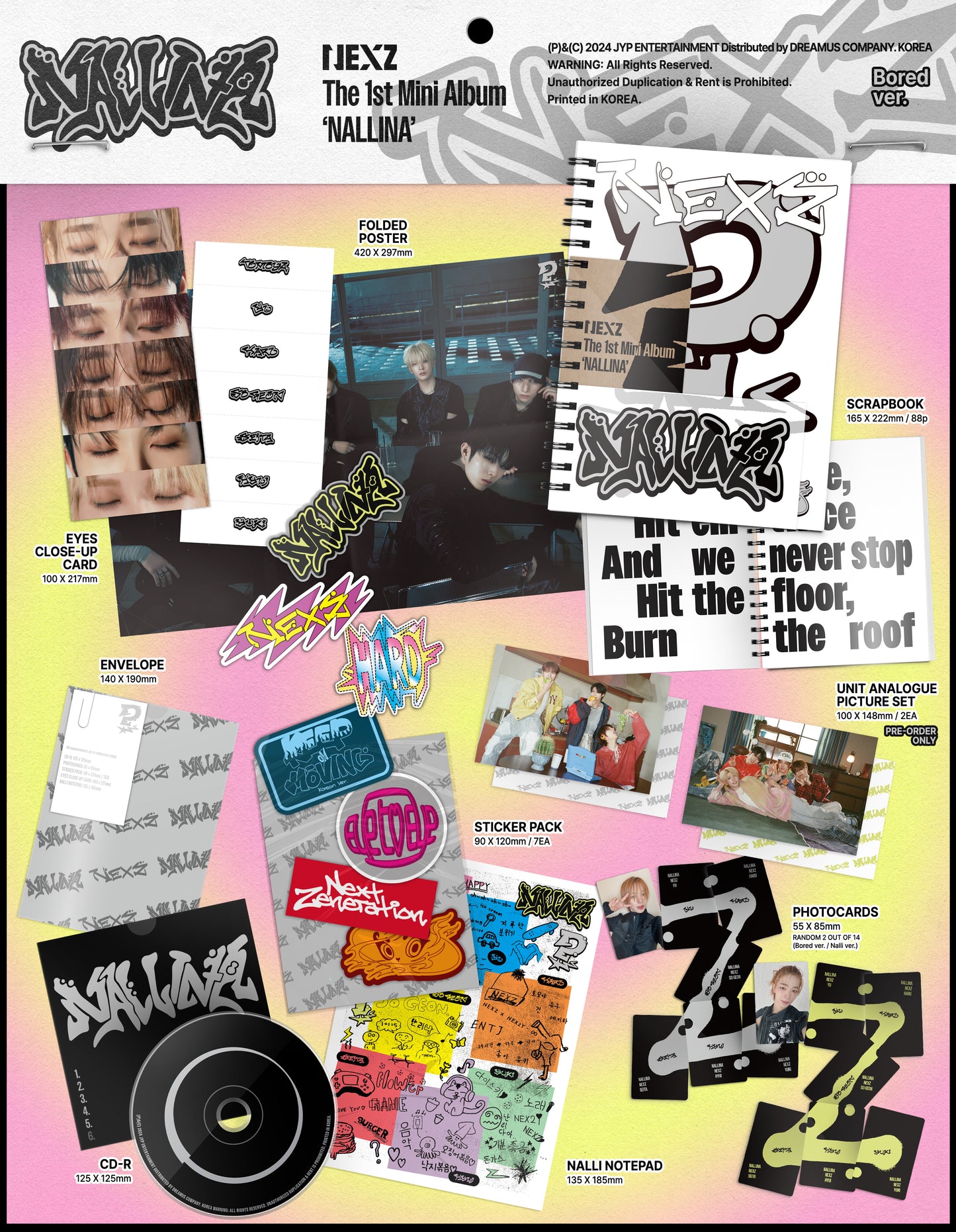NEXZ The 1st Mini Album – NALLINA (Random)