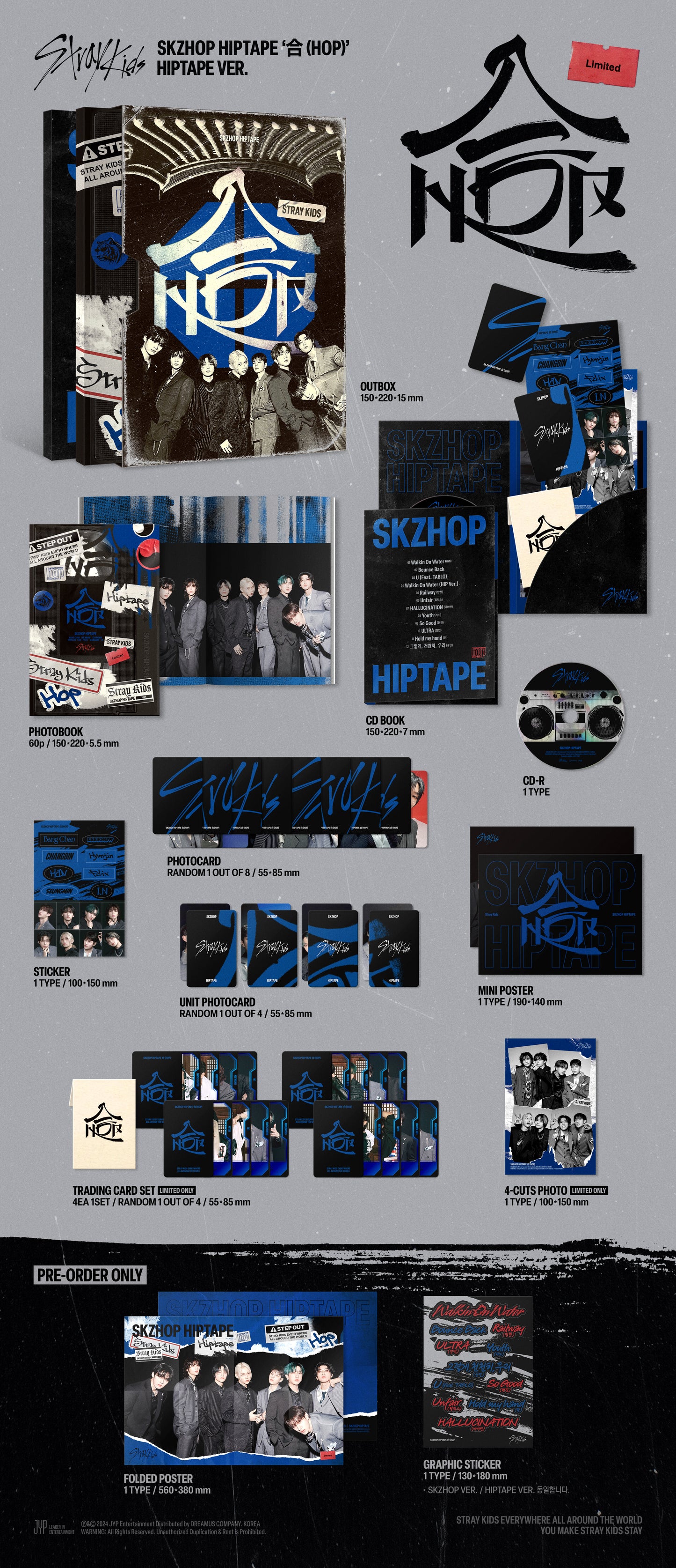 Stray Kids SKZHOP HIPTAPE - 合 (HOP) (HIPTAPE Ver.)(Limited)