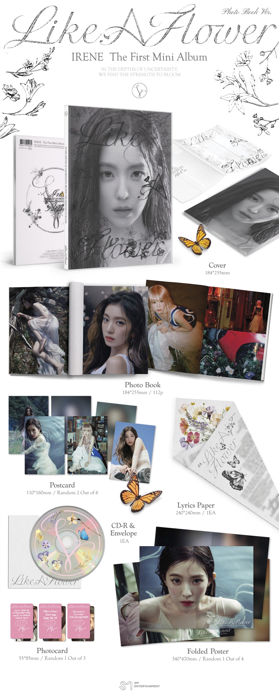 IRENE The First Mini Album – Like A Flower (Photo Book Ver.)