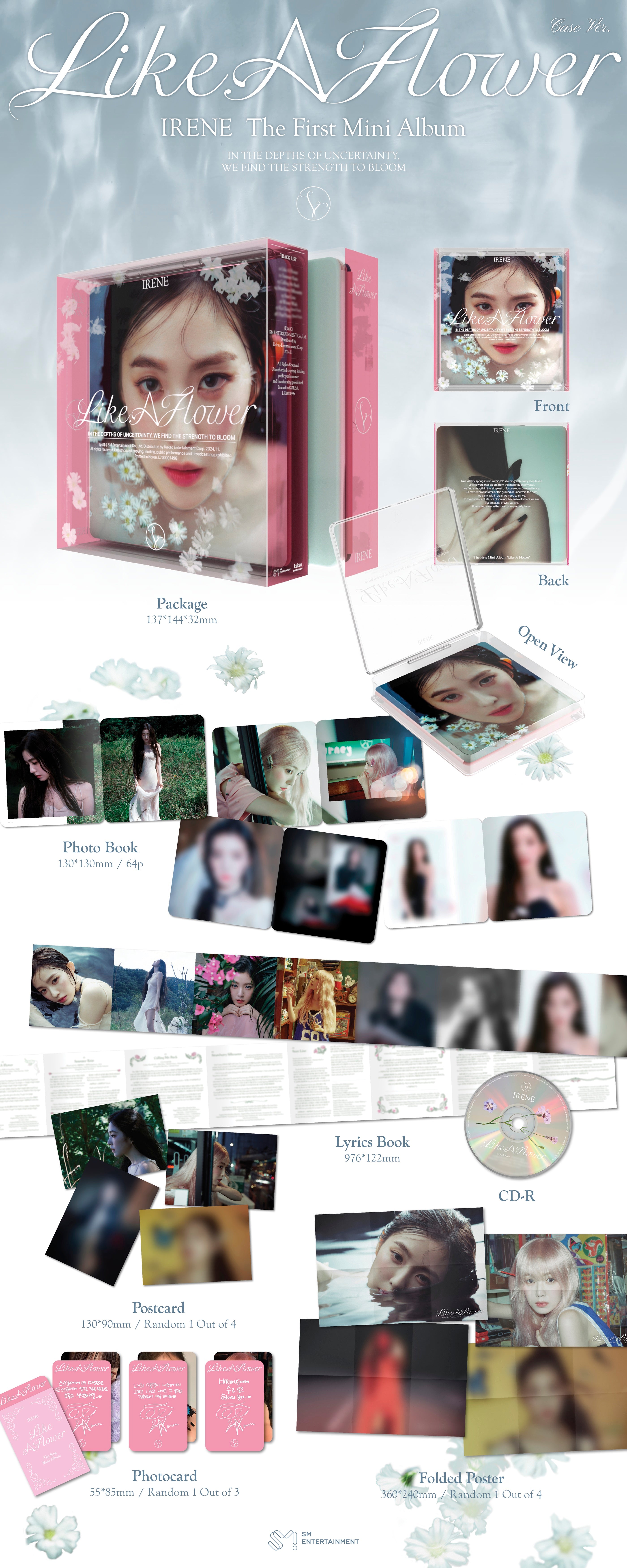 IRENE The First Mini Album – Like A Flower (Case Ver.)