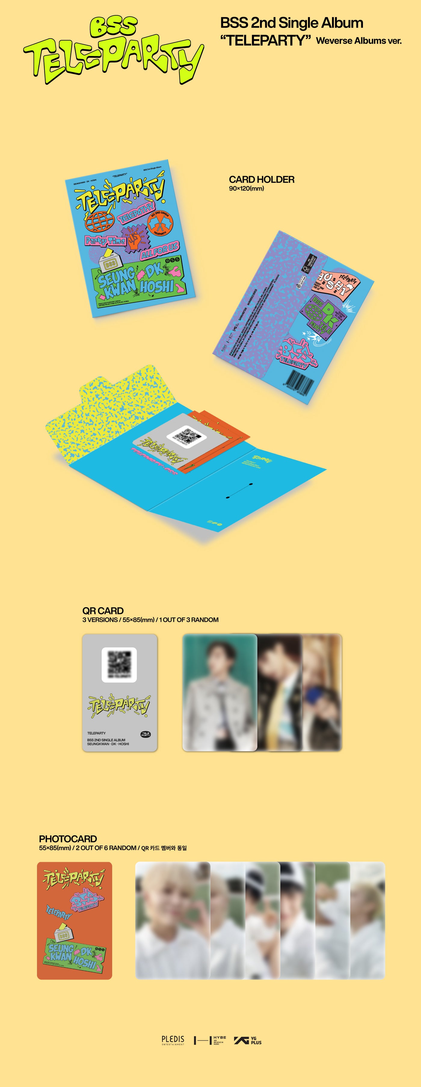 BSS 2nd Single Album – TELEPARTY (Weverse Albums Ver.) + Fanplee Gift