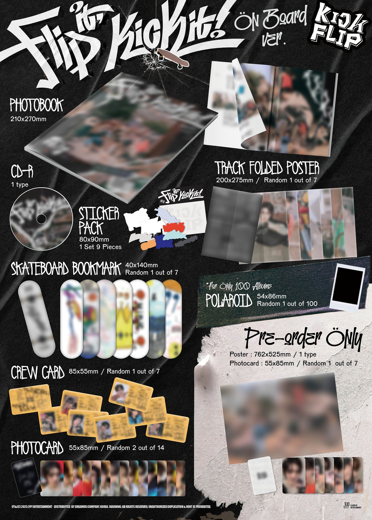 KickFlip 1st Mini Album – Flip it, Kick it! + Ktown4U Gift