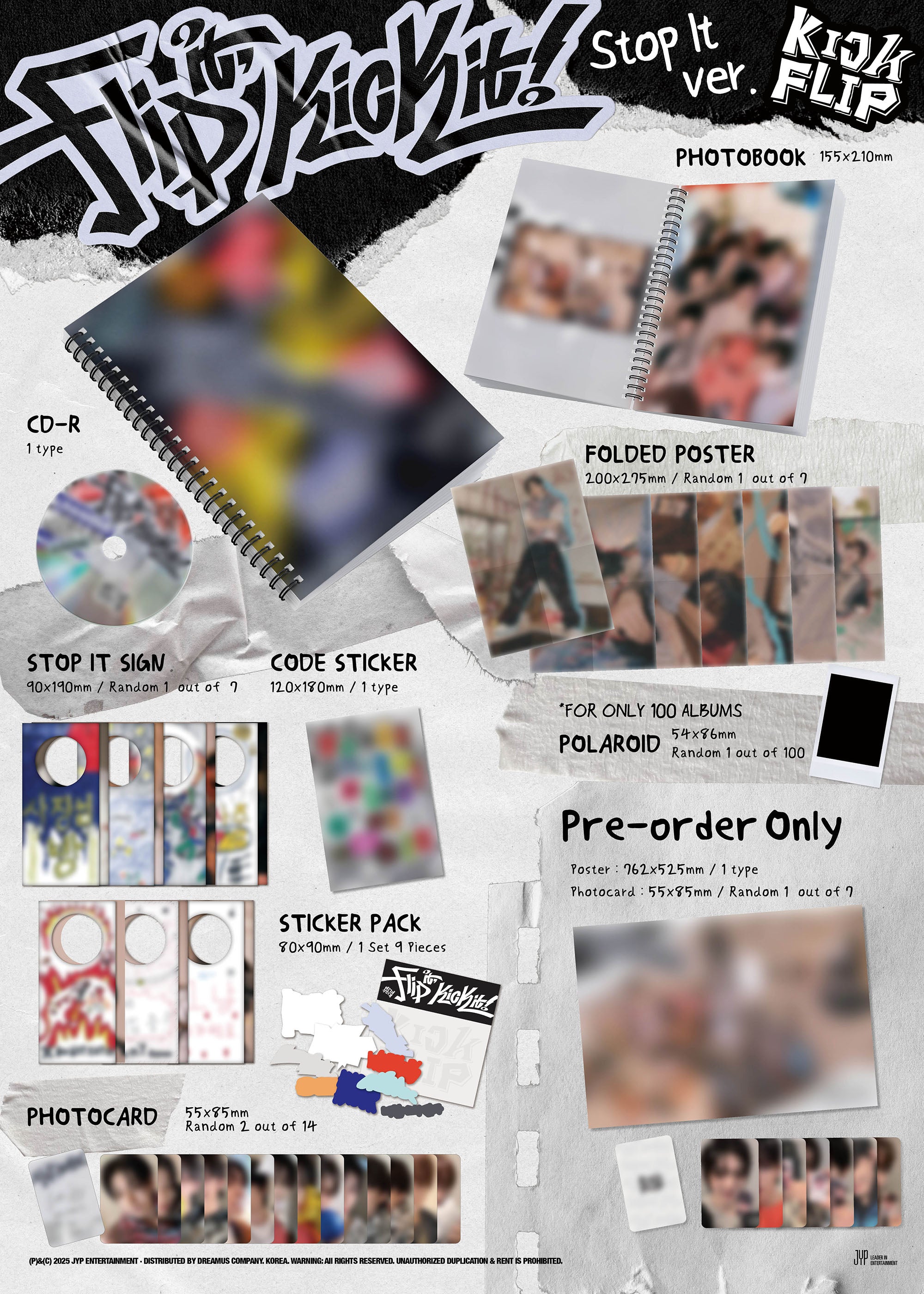 KickFlip 1st Mini Album – Flip it, Kick it! + Ktown4U Gift