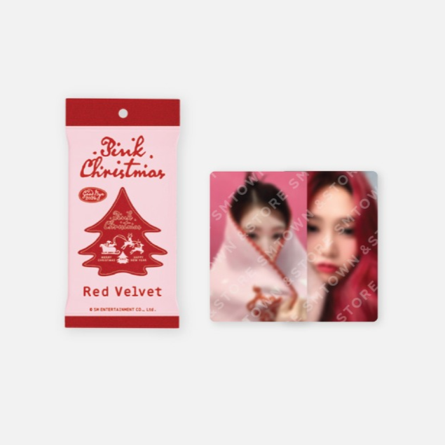 2024 PINK CHRISTMAS PHOTO CARD - Red Velvet