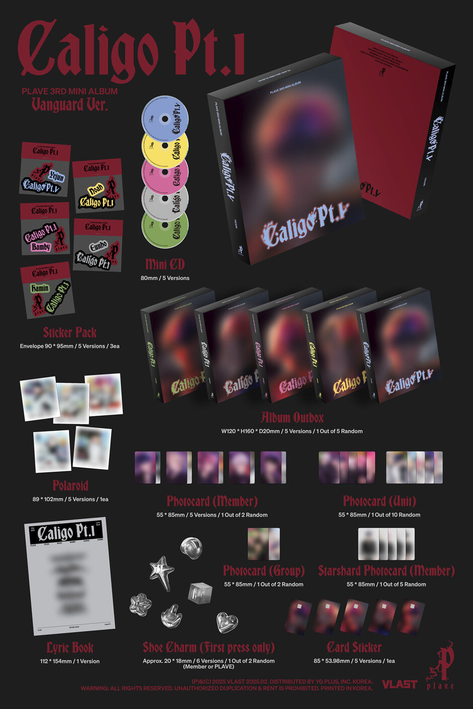 PLAVE 3rd Mini Album – Caligo Pt.1 (Vanguard Ver.) (Random) + Weverse Gift