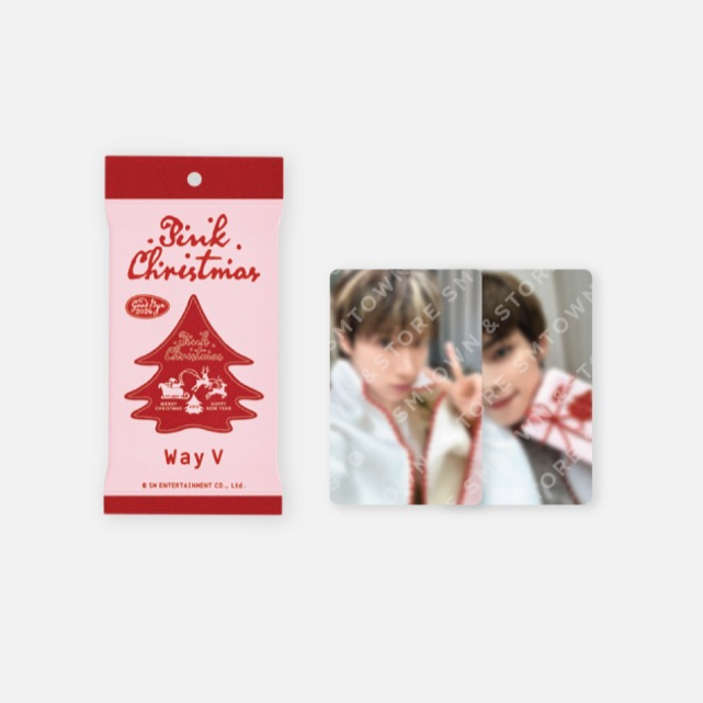 2024 PINK CHRISTMAS PHOTO CARD - WayV