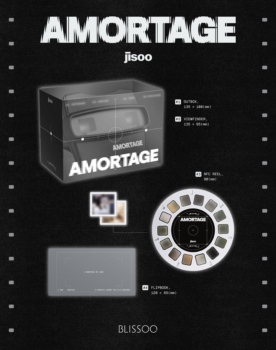 JISOO Mini Album – AMORTAGE (REELS Ver.)