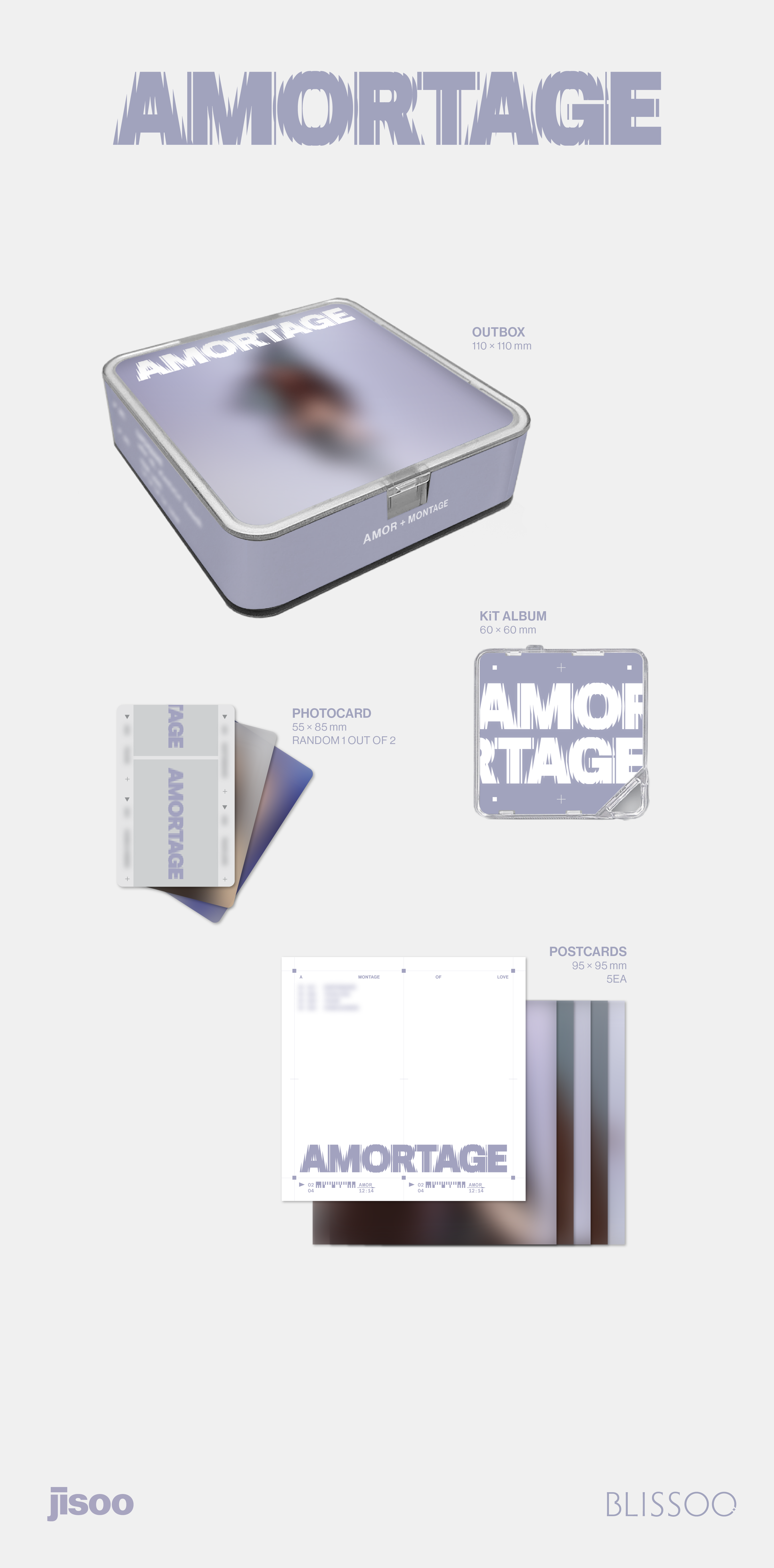 JISOO Mini Album – AMORTAGE (APP Ver.)