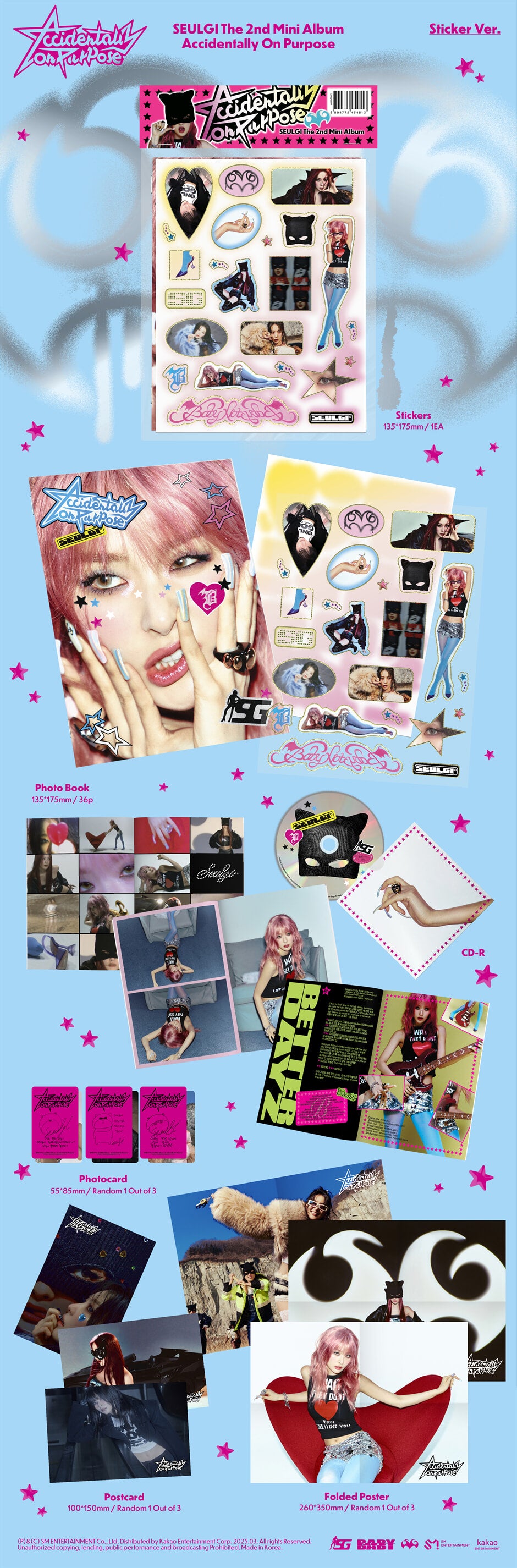 SEULGI The 2nd Mini Album – Accidentally On Purpose (Sticker Ver.)