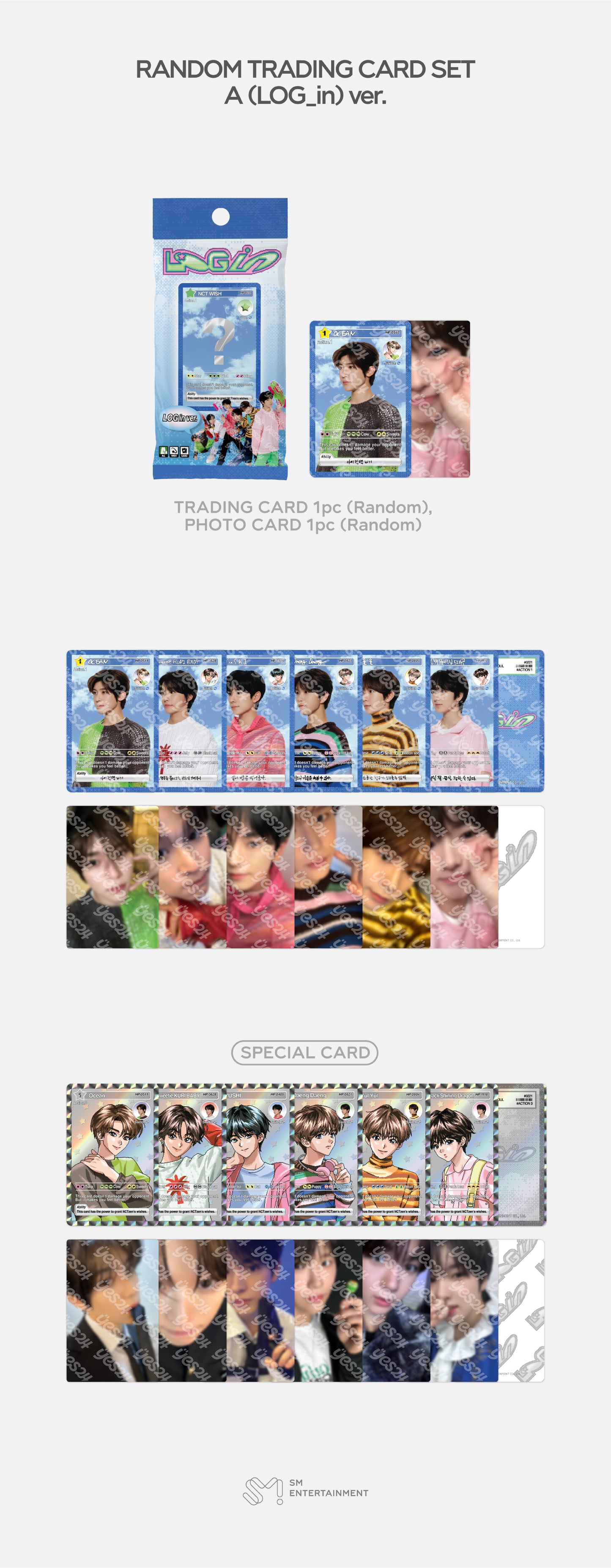 NCT WISH – [LOG in] TRADING CARD