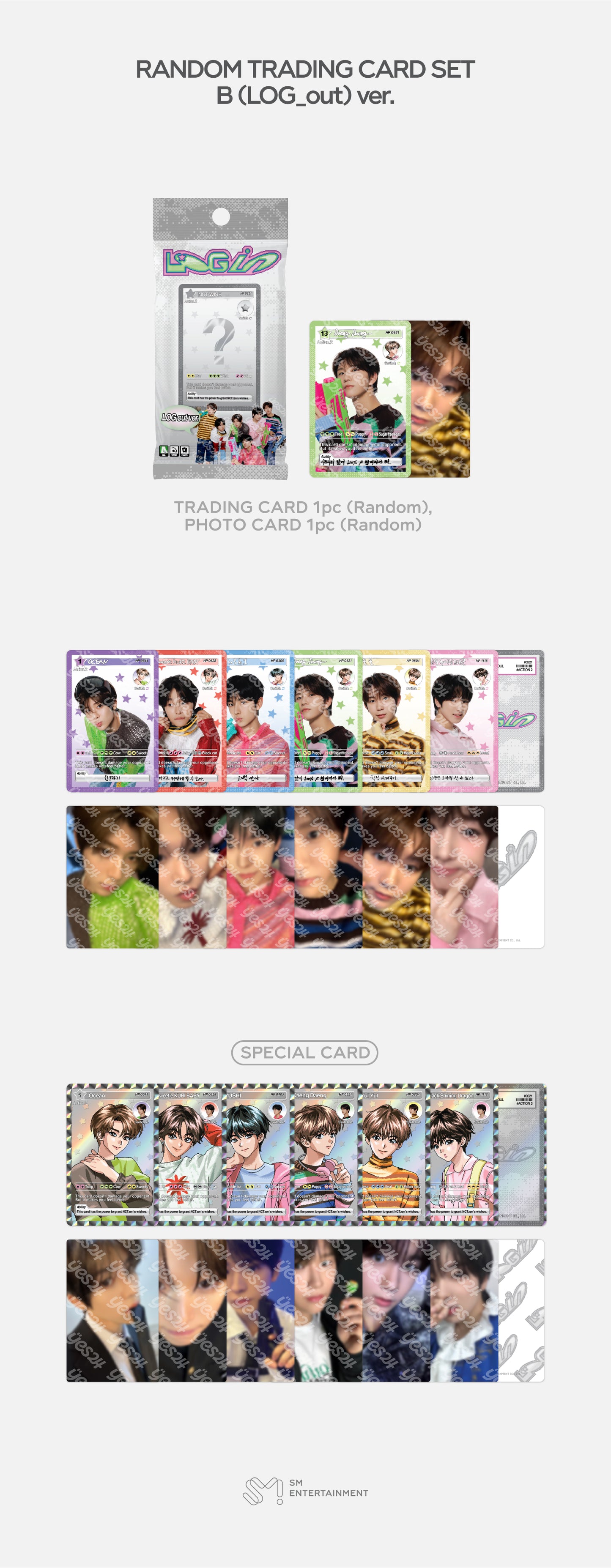 NCT WISH – [LOG in] TRADING CARD