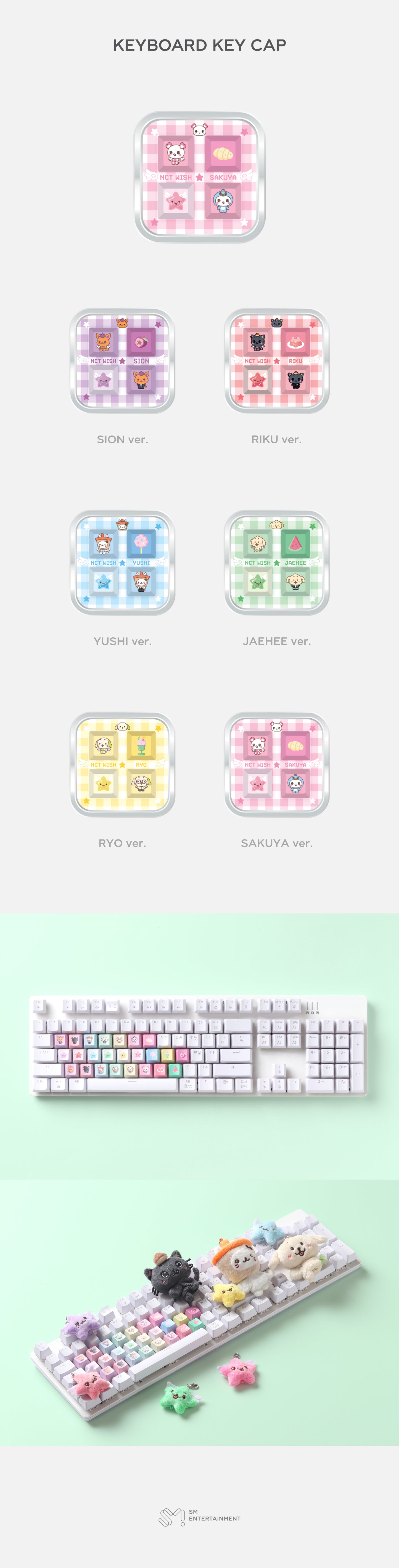 NCT WISH – [LOG in] KEYBOARD KEY CAP