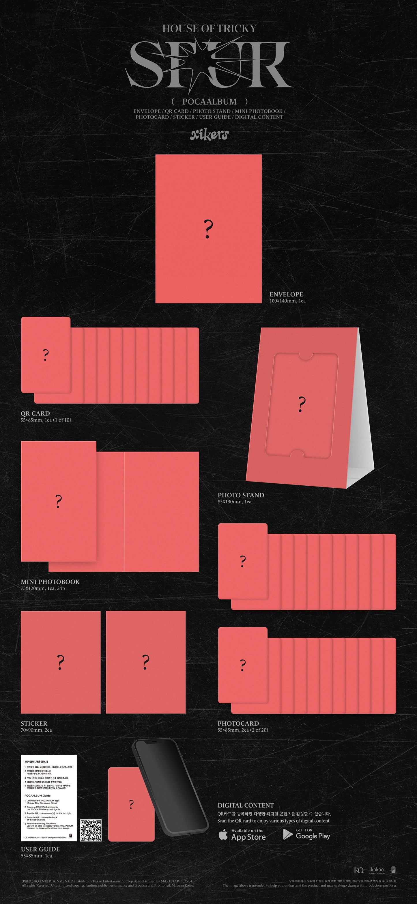 xikers 5TH MINI ALBUM – HOUSE OF TRICKY : SPUR (POCAALBUM)